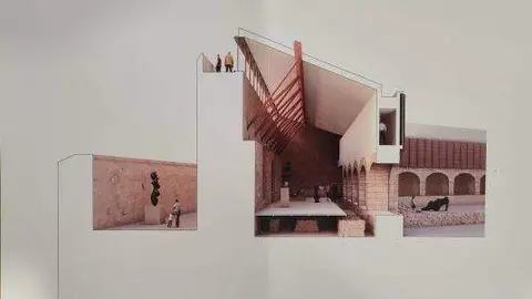 plano proyecto Museo Baltasar Lobo