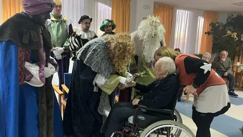 Reyes Magos en la residencia de San Tirso de Tera