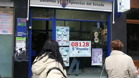 Administración de lotería. Imagen de archivo