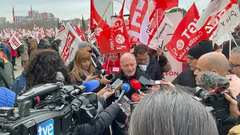 Representantes de UGT en Castilla y León. Fotografía de archivo