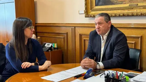 El Presidente de la Diputación de Zamora recibe a Ana Martín