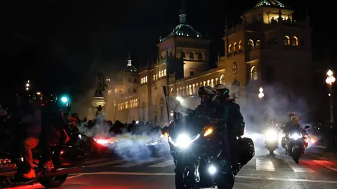 Desfile de antorchas dentro de los 41 edición de Pingüinos 2024. Fotografía: Ayuntamiento de Valladolid