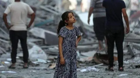 Ofensiva sobre la Franja de Gaza. Fotografía: UNICEF