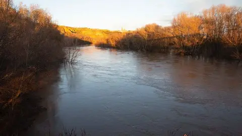 Subida del caudal del río Duero a su paso por Toro (3)