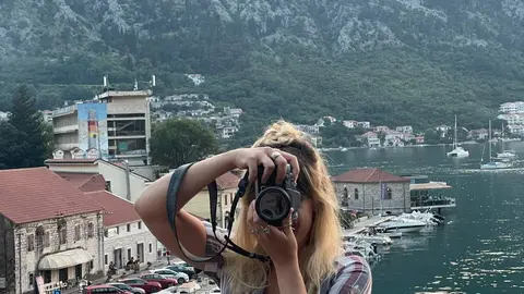 Almü Colino durante uno de sus viajes. Fotografía: CEDIDA