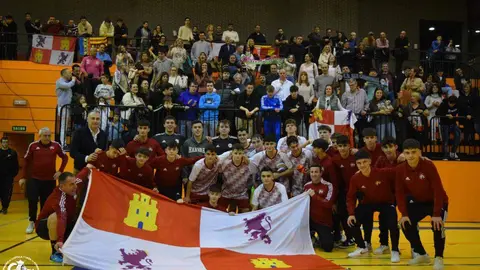 Selección Sub19 de fútbol sala de Castilla y León en los cuartos de final del Campeonato de España