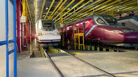 Taller de mantenimiento de trenes Renfe