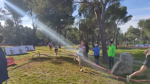 alvaro jaen y oscar mendoza en un momento de la prueba en Getafe