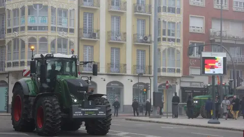 Tractorada por el centro de Zamora