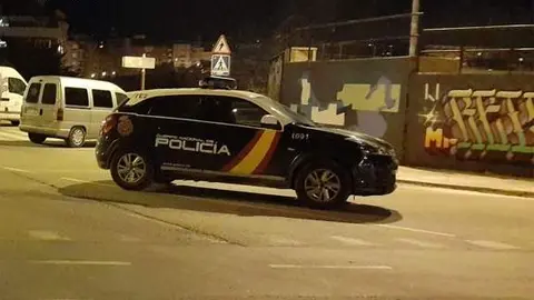 Patrulla de la Polic&iacute;a Nacional en Soria. Fotograf&iacute;a: Soria Noticias
