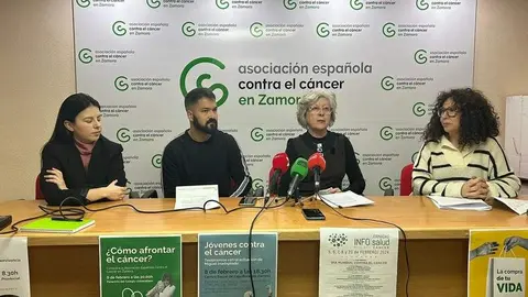 Presentación de actos por el Día Mundial Contra el Cáncer en Zamora