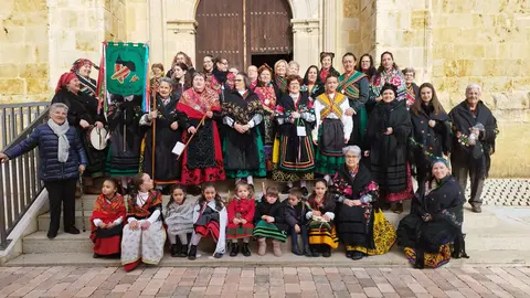 Fiesta de las Águedas en Casaseca de las Chanas. Fotografía: CEDIDA