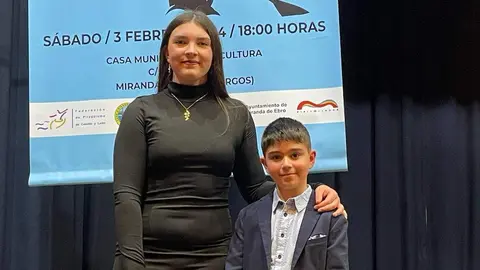 Ariadana Fernández y Manuel Esteban del Club Fluvial de Villaralbo