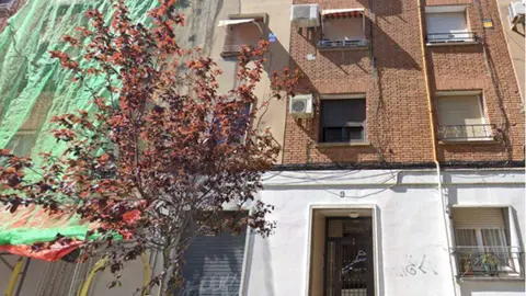 edificio derrumbado en Badalona