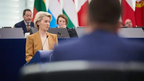 La presidenta de la Comisión Europea, Úrsula Von der Leyen