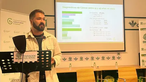 Rubén Sánchez, psicólogo de la Asociación