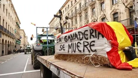 Tractorada en Salamanca vía Salamancartvaldia.es