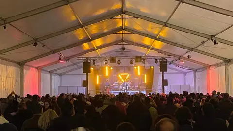 Queen en la Plaza Mayor de Zamora. Imagen cedida