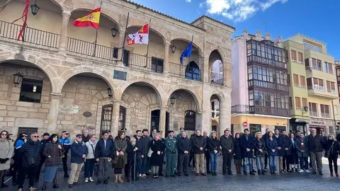 minuto de silencio en Zamora