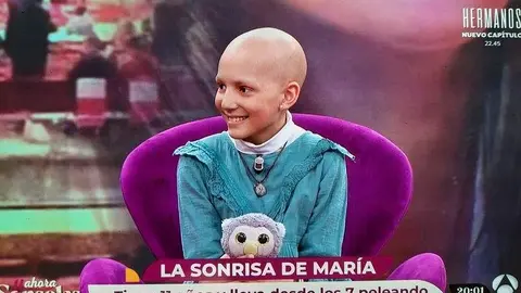 María, la pequeña salmantina afectada por el Sarcoma de Ewing