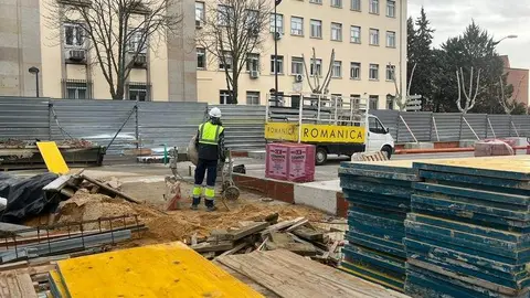 Obras en el Mercado de Abastos provisional