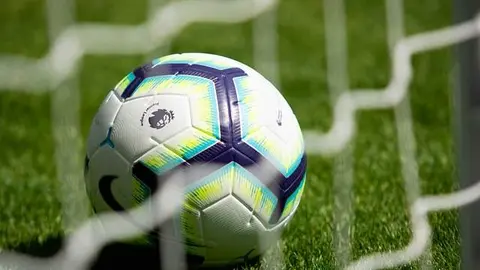 Balón de fútbol. Imagen de archivo