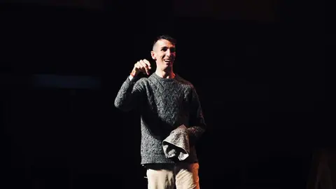 Álex Roca en el Teatro Ramos Carrión. Imagen cedida