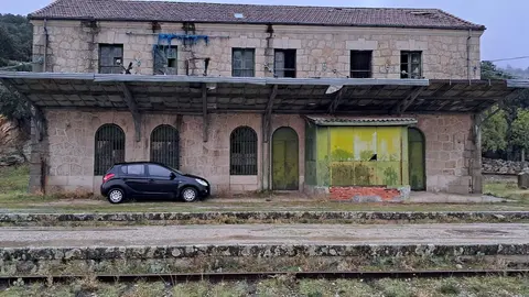 Estación de ferrocarril de Ledrada. Fotografía: Hispania Nostra