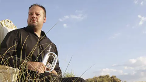 El cornetista Dani de Baza. Fotografía: imagymusic