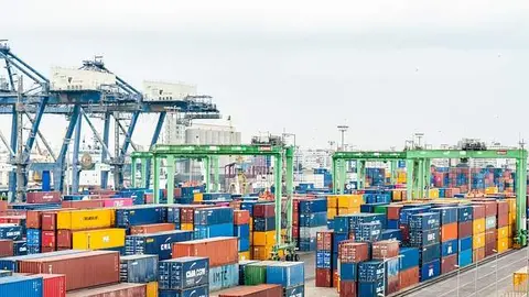Exportaciones. Imagen de archivo