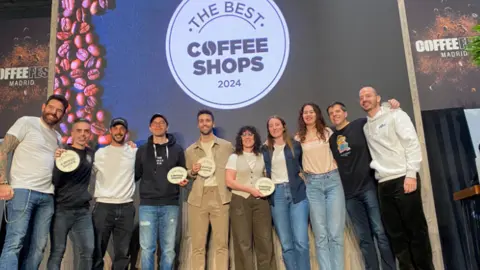 Entrega de galardones. Imagen cedida