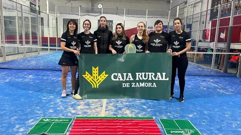El primer equipo Pádel Duero – Caja Rural de Zamora