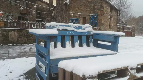 Nieve en Vigo de Sanabria. IMAGEN CEDIDA