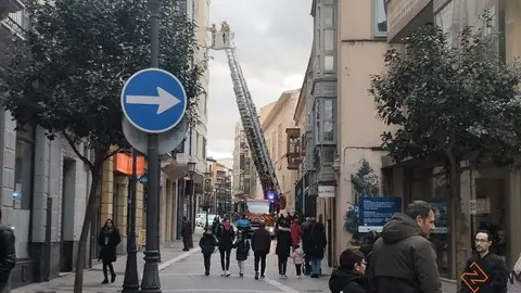 actuación de Bomberos en Zamora 