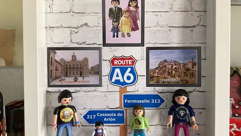 Un cuadro de Playmobil para Álex Clavero