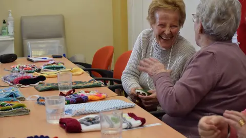 tejiendo Zamora. Imagen Facebook