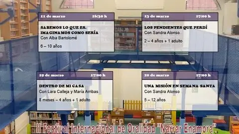 Actividades Marzo Biblioteca