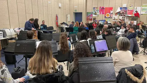 Ensayo de la Banda de Música de Zamora