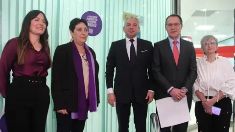 Estreno del primer Punto Violeta en una de las oficinas del SEPE en Zamora