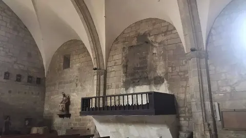 Iglesia 'vacía' sin el órgano de Fermoselle