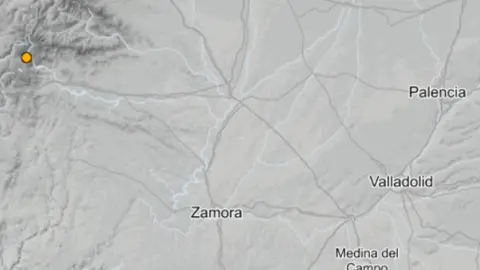 Leve seísmo de madrugada en la provincia de Zamora