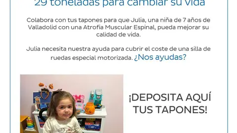 Recogida de tapones para Julia