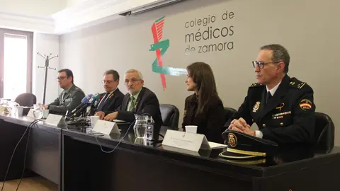 Presentación de datos sobre agresiones a Médicos en Zamora