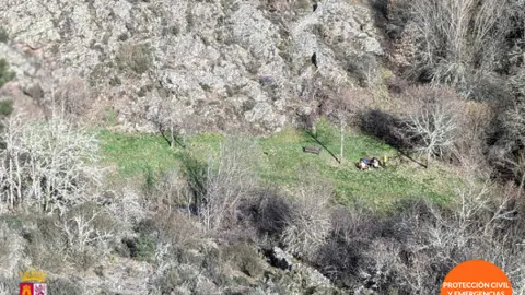 Rescate senderista en Alcañices