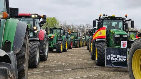 Manifestación agricultores Valladolid. IMAGEN CEDIDA