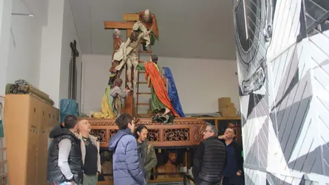 Traslado de pasos de Jesús Nazareno y Santo Entierro a la carpa_28