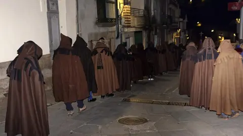 Procesión del Silencio en Alcañices. Imagen cedida por Comarca de Aliste