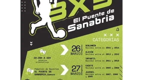 cartel fútbol sala El Puente de Sanabria