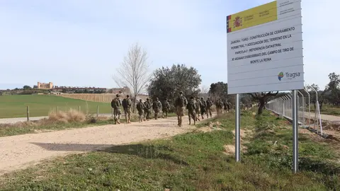 Marcha táctica del personal de la 3ª Compañía de Castrametación del Batallón de Castrametación II/11, perteneciente al Regimiento de Especialidades de Ingenieros n.º 11