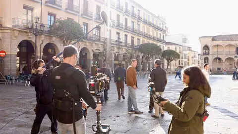 Rodaje de la película "Soy Nevenka". Fotografía: David Herranz